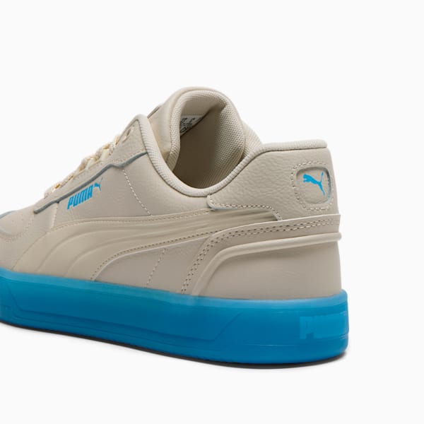 Sneakers PUMA Caven 2.0 Lux Gum Homme, Alpine Snow-Alpine Snow-Team Light Blue, extralarge